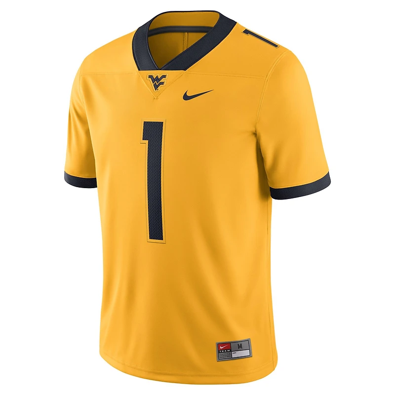 Maillot de match alternatif Nike Gold West Virginia Mountaineers pour homme