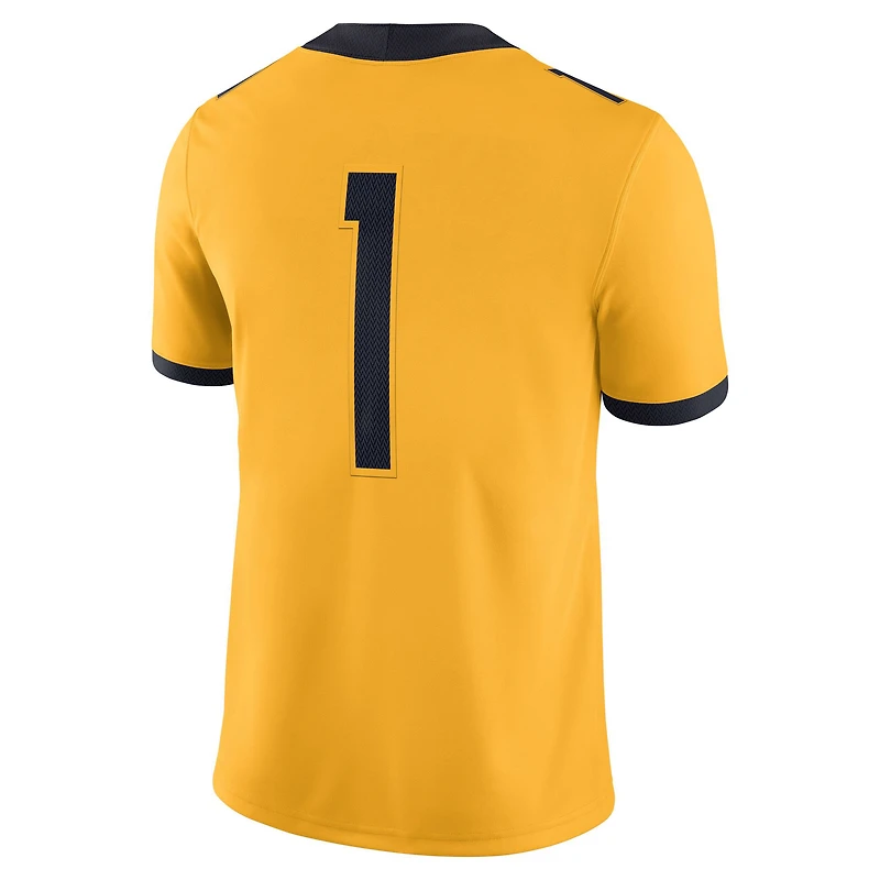 Maillot de match alternatif Nike Gold West Virginia Mountaineers pour homme