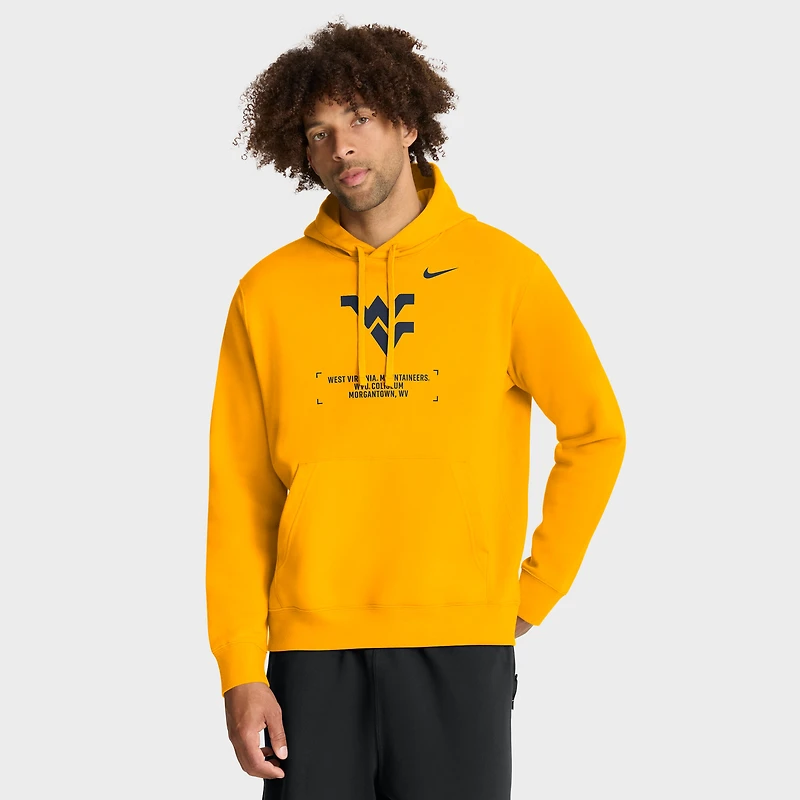 Sweat à capuche en molleton Nike Gold West Virginia Mountaineers pour homme