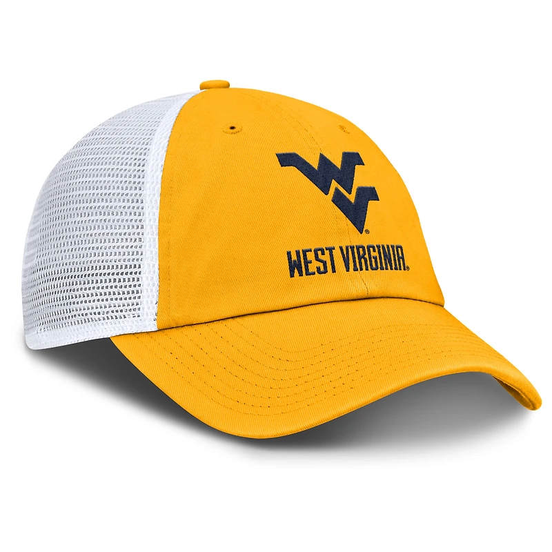 Casquette ajustable Nike Gold West Virginia Mountaineers Club pour homme
