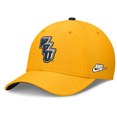 Casquette Nike Gold West Virginia Mountaineers Legacy Rise Performance Flex pour homme