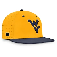 Men's Nike Gold West Virginia Mountaineers On-Field Dugout True Performance Fitted Hat