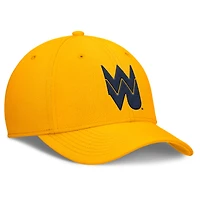 Casquette Nike Gold West Virginia Mountaineers Rise Academic Dri-FIT Flex pour homme