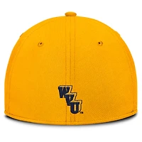 Casquette Nike Gold West Virginia Mountaineers Rise Academic Dri-FIT Flex pour homme