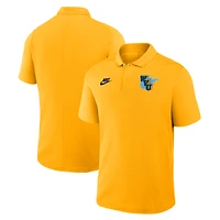 Polo Nike bleu marine des West Virginia Mountaineers Vault Victory Dri-FIT pour homme