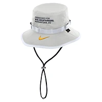 Men's Nike Gray West Virginia Mountaineers 2025 Sideline Apex Boonie Performance Bucket Hat