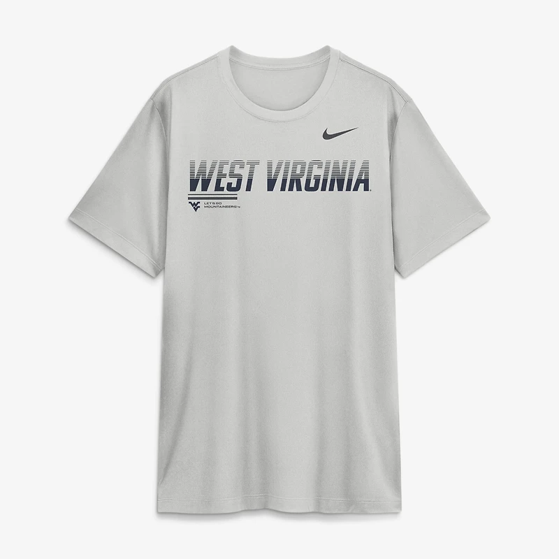 Men's Nike Gray West Virginia Mountaineers Sideline Legend Dri-FIT T-Shirt
