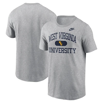 Men's Nike Heather Gray West Virginia Mountaineers Legacy Alma Mater T-Shirt