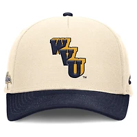Men's Nike Natural/Navy West Virginia Mountaineers Academic Rise Dri-FIT Adjustable Hat