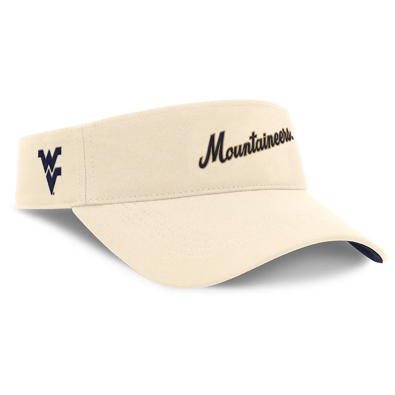 Visière ajustable Nike Natural West Virginia Mountaineers Primetime Ace pour homme