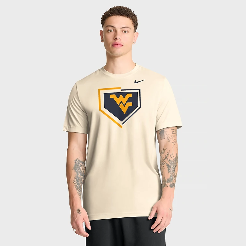 Men's Nike Natural West Virginia Mountaineers Primetime Baseball Icon Legend Dri-FIT T-Shirt