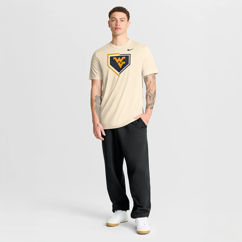 Men's Nike Natural West Virginia Mountaineers Primetime Baseball Icon Legend Dri-FIT T-Shirt