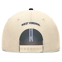 Casquette ajustable Nike Natural West Virginia Mountaineers Primetime Rise Dri-FIT pour homme