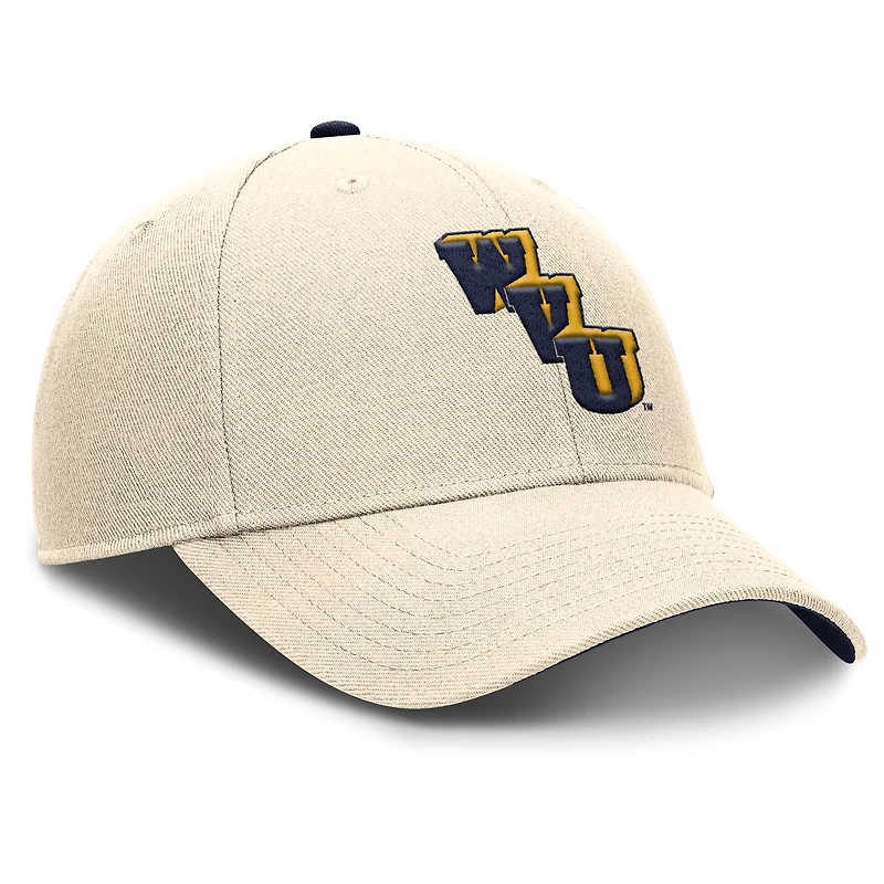 Casquette ajustable Nike Natural West Virginia Mountaineers Rise Legacy pour homme