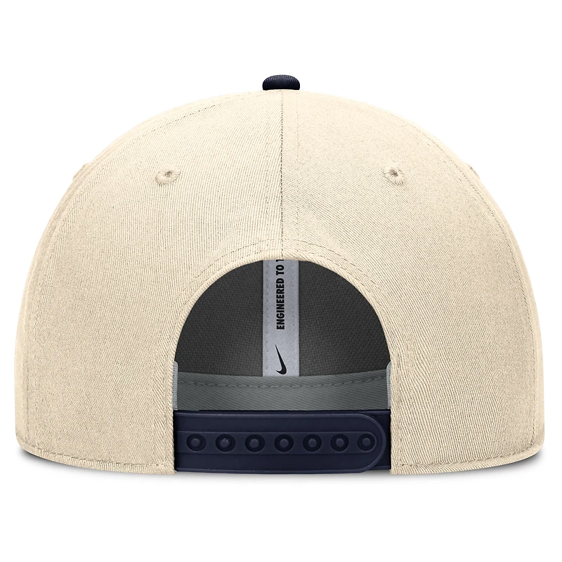 Casquette ajustable Nike Natural West Virginia Mountaineers Rise Legacy pour homme
