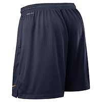 Short réversible Nike Dri-FIT bleu marine/doré des West Virginia Mountaineers 2025 pour homme