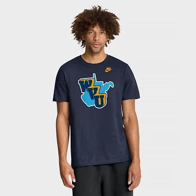 Men's Nike Navy West Virginia Mountaineers 1965 Throwback T-Shirt