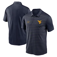 Men's Nike Navy West Virginia Mountaineers 2024 Early Season Coaches Sideline Dri-FIT Polo