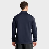 Pull Nike bleu marine West Virginia Mountaineers 2025 Coaches Premium Dri-FIT à demi-zip pour homme