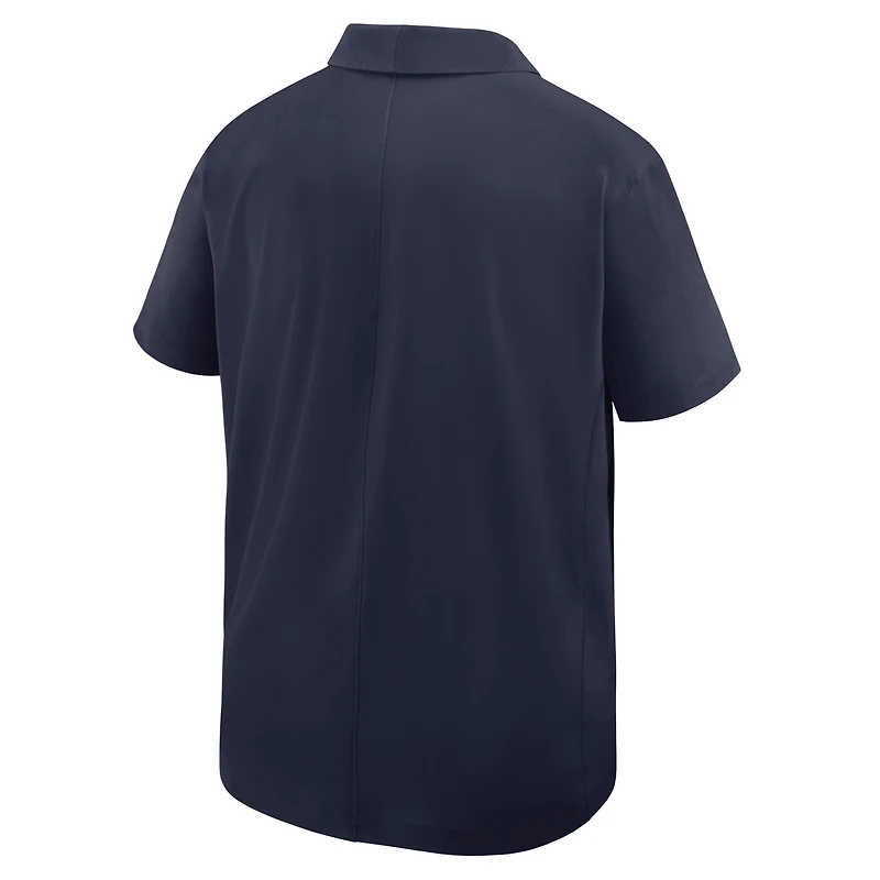Men's Nike Navy West Virginia Mountaineers 2025 Coaches Sideline Polo