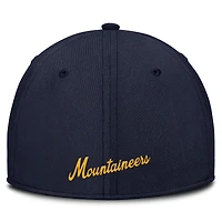 V110793 WVU NCAA FB Nike 2025 Dugout Entraîneurs Dri-Fit Rise Swoosh Flex HATMENFLX NC03-41S-WVN-190 #22
