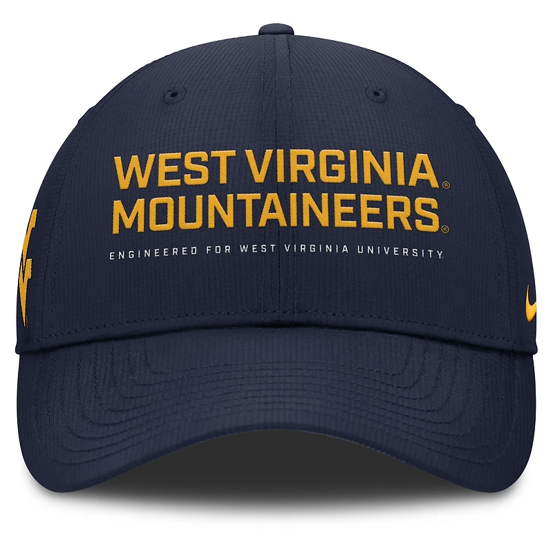 Men's Nike Navy West Virginia Mountaineers 2025 On-Field Gameday Club Adjustable Hat