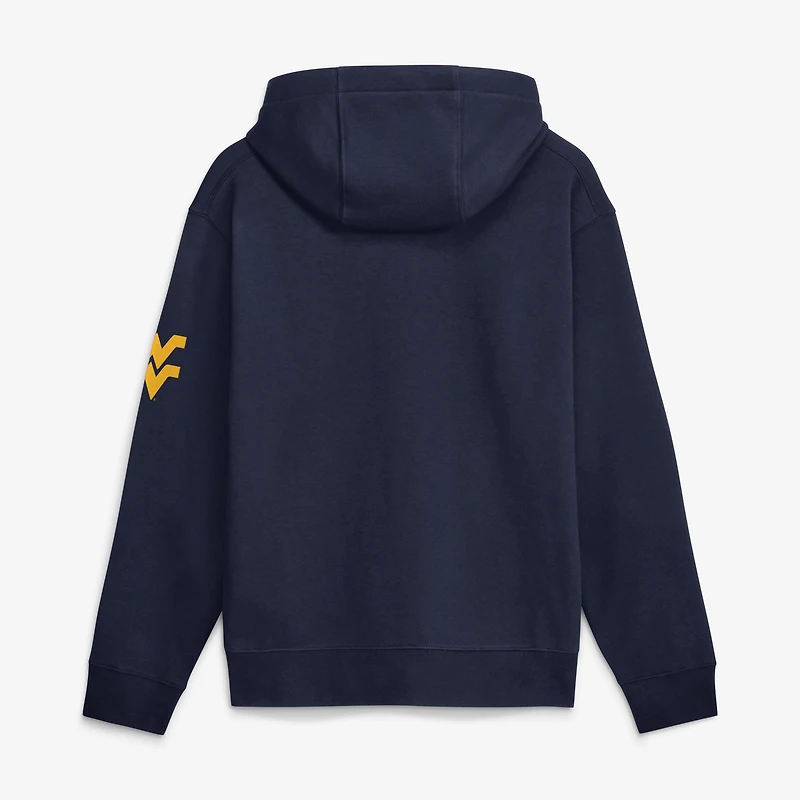 Men's Nike Navy West Virginia Mountaineers 2026 Sideline Club Fleece Hoodie