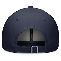 Casquette ajustable Nike Campus Club bleu marine pour homme des West Virginia Mountaineers