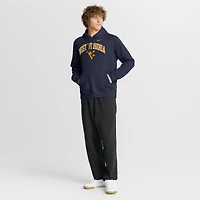 Sweat à capuche Nike bleu marine West Virginia Mountaineers Club Fleece Arch pour homme