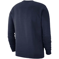 Sweat à capuche Nike West Virginia Mountaineers Club Fleece pour homme - Bleu marine