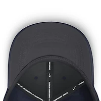 Casquette Nike Aerobill Swooshflex Dri-FIT bleu marine pour homme, West Virginia Mountaineers