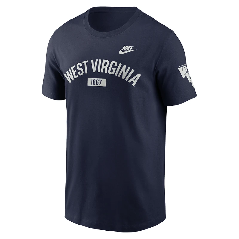 Men's Nike Navy West Virginia Mountaineers Legacy Arch T-Shirt