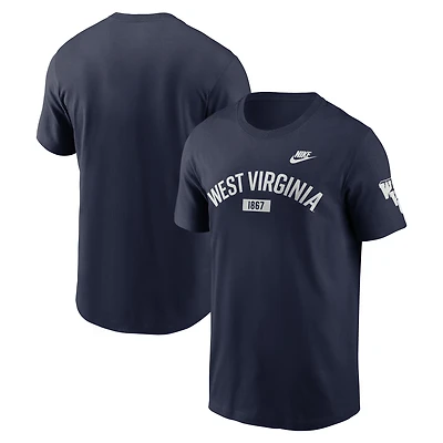 Men's Nike Navy West Virginia Mountaineers Legacy Arch T-Shirt