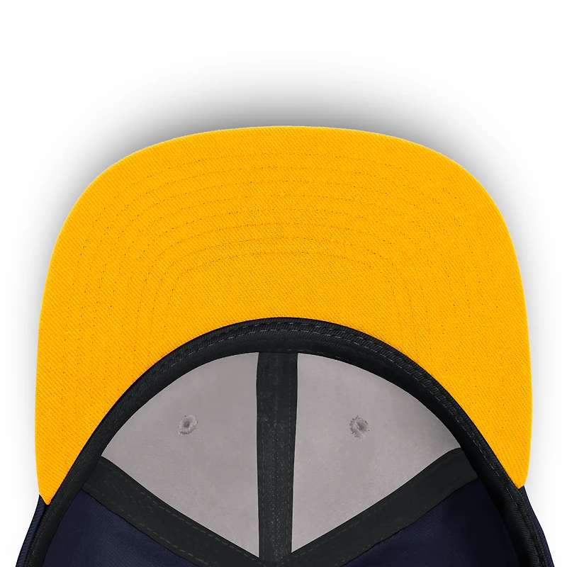 Casquette snapback Nike Legacy bleu marine West Virginia Mountaineers pour homme