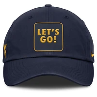 Casquette ajustable Nike bleu marine West Virginia Mountaineers Local Club pour homme