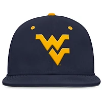 Men's Nike Navy West Virginia Mountaineers On-Field Dugout True Performance Fitted Hat