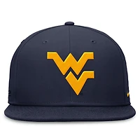 Men's Nike Navy West Virginia Mountaineers On-Field Pro Fitted Hat