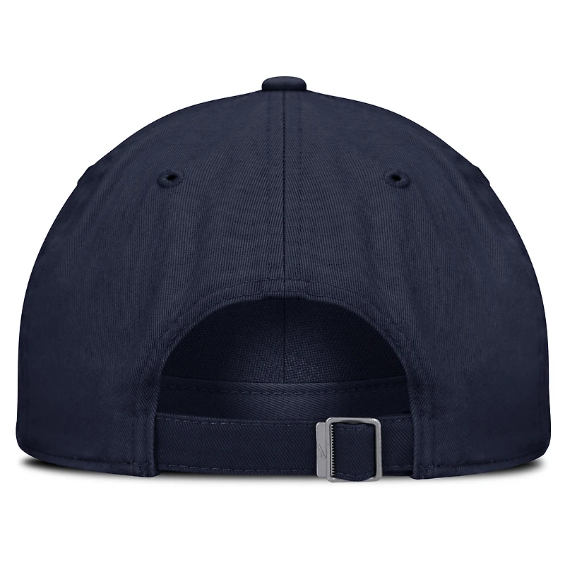 Men's Nike Navy West Virginia Mountaineers Primetime Club Adjustable Hat