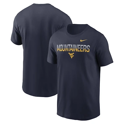 Men's Nike Navy West Virginia Mountaineers Primetime Kinetic T-Shirt