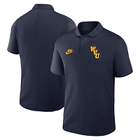 Men's Nike Navy West Virginia Mountaineers Primetime Victory Legacy Vault Logo Performance Polo