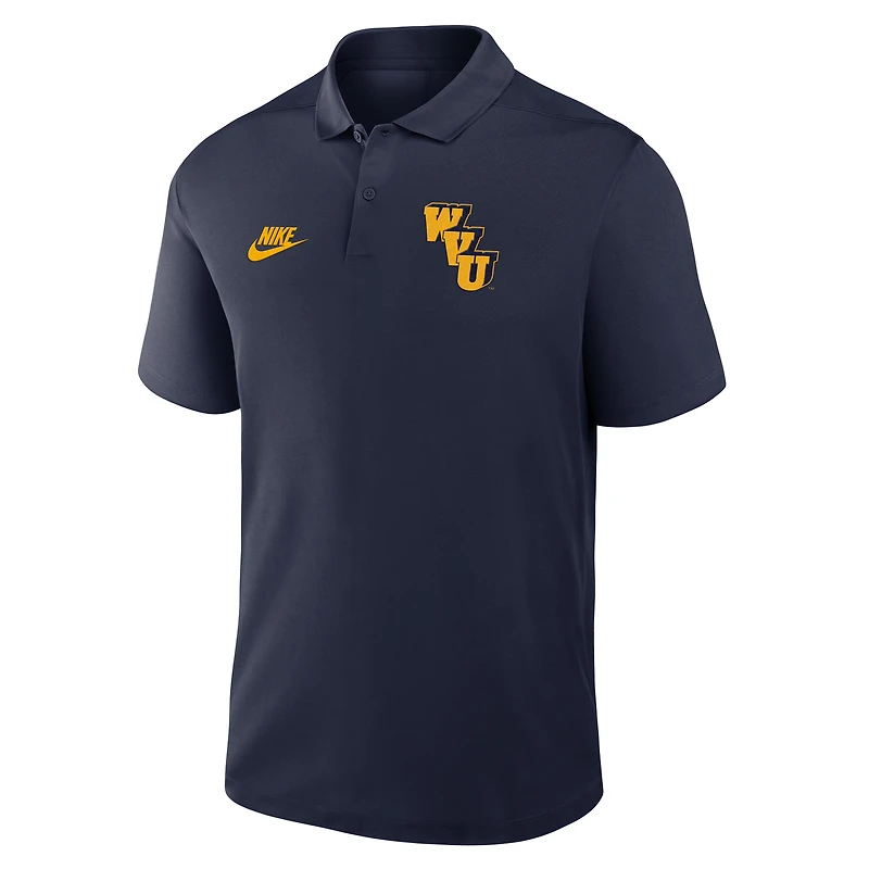 Men's Nike Navy West Virginia Mountaineers Primetime Victory Legacy Vault Logo Performance Polo