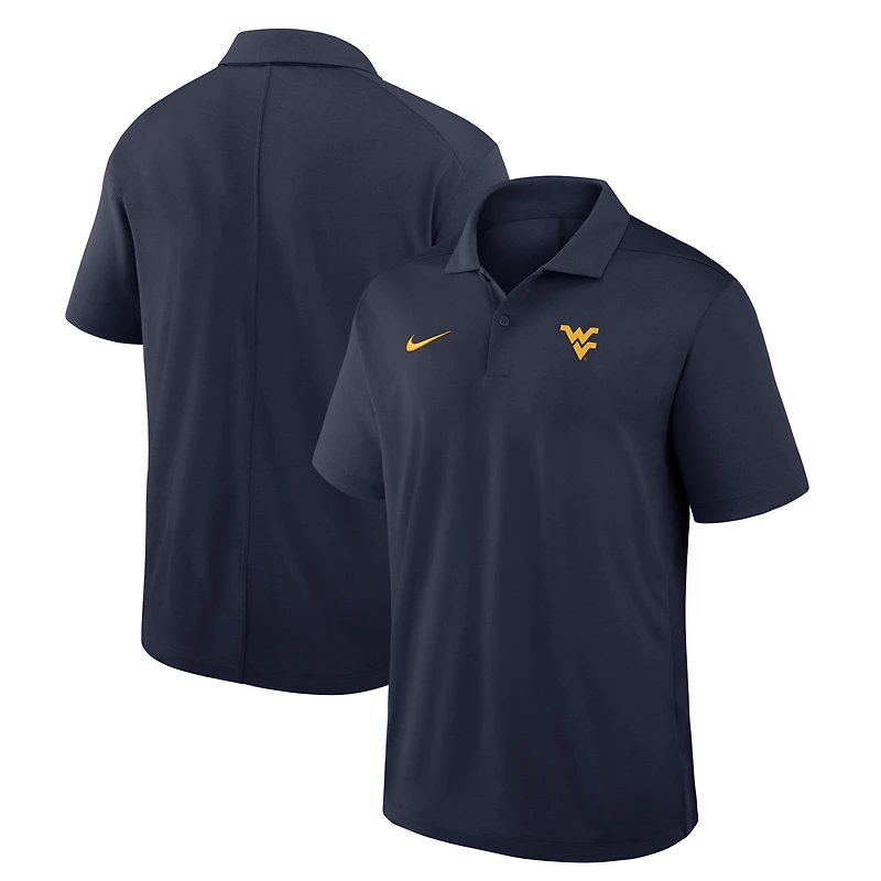 Men's Nike Navy West Virginia Mountaineers Primetime Victory Plus Dri-FIT Polo