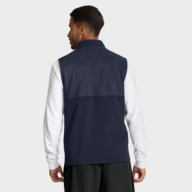 Men's Nike Navy West Virginia Mountaineers Primetime Victory Therma-FIT Full-Zip Vest