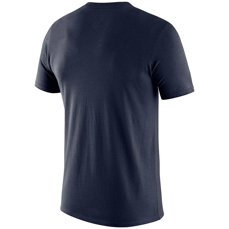 Men's Nike Navy West Virginia Mountaineers Retro Football Lockup Legend Performance T-Shirt