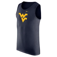 Débardeur Nike pour hommes, bleu marine, West Virginia Mountaineers
