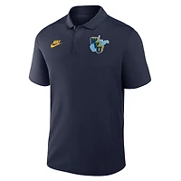 Men's Nike Navy West Virginia Mountaineers Vault Victory Dri-FIT Polo
