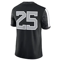 Men's Nike #25 Black West Virginia Mountaineers Alternate Game Jersey