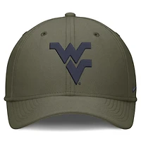 Casquette Nike Olive West Virginia Mountaineers Primetime SwooshFlex Dri-FIT pour homme