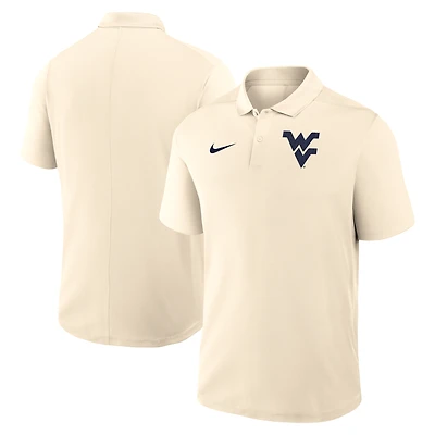 Polo Nike Tan West Virginia Mountaineers pour homme avec logo Victory Performance