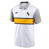 Men's Nike White/Gray West Virginia Mountaineers Athletic Prep Legacy Logo Vapor Dri-FIT Polo